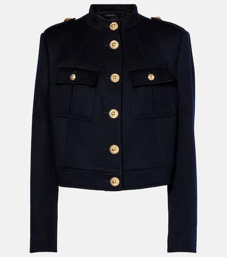 Cropped wool and cashmere jacket - Tom Ford - Modalova