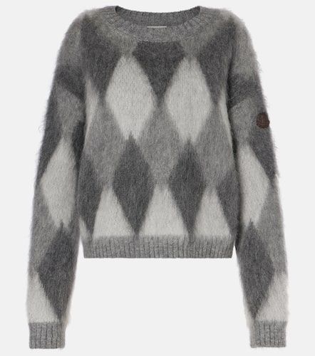 Mohair and wool-blend sweater - Moncler - Modalova