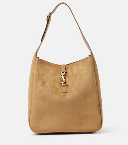 Le 5 Ã  7 Supple Large suede shoulder bag - Saint Laurent - Modalova