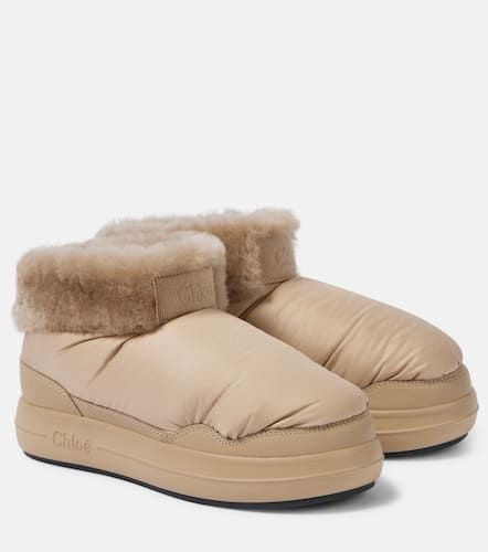 ChloÃ© Polar shearling-lined ankle boots - Chloe - Modalova