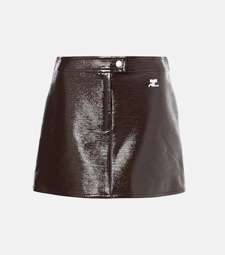 CourrÃ¨ges Reedition vinyl miniskirt - Courreges - Modalova