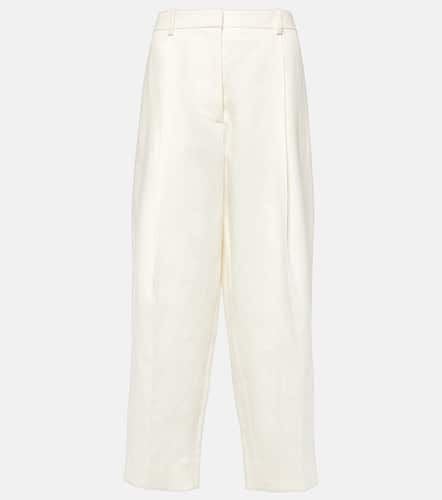 Tonnie cropped linen straight pants - The Row - Modalova