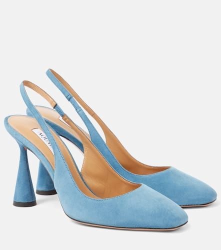 Amore 95 suede slingback pumps - Aquazzura - Modalova