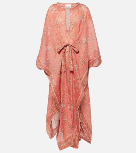 Vestido largo Amira de algodón y seda - Isabel Marant - Modalova