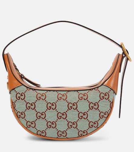 Ophidia Mini leather-trimmed shoulder bag - Gucci - Modalova
