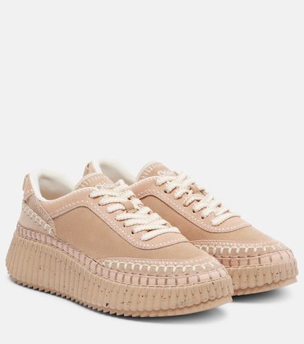 Chloe Nama suede platform sneakers - Chloe - Modalova