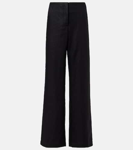 Sanne high-rise linen straight pants - Faithfull - Modalova