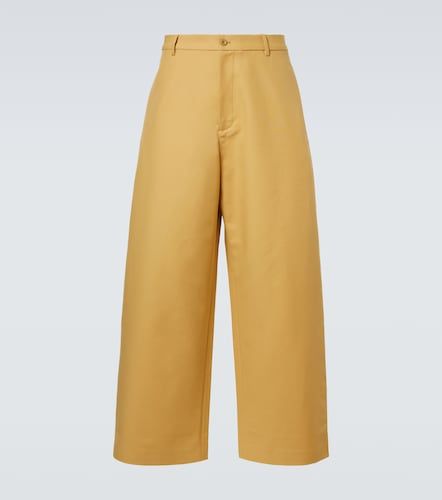 Pantalones anchos de satén de algodón - Acne Studios - Modalova