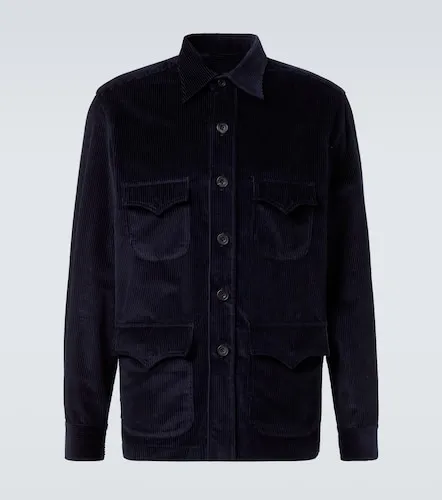 Camisa western de pana de algodón - Rubinacci - Modalova