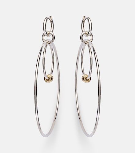Orecchini a cerchio Echo in sterling e oro 18kt - Spinelli Kilcollin - Modalova
