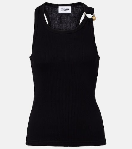 Tank top Piercing de jersey de algodón - Jean Paul Gaultier - Modalova