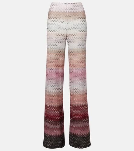 Pantaloni flared a vita alta con lamÃ© - Missoni - Modalova