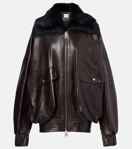 Giacca blouson Daemon in pelle - Khaite - Modalova