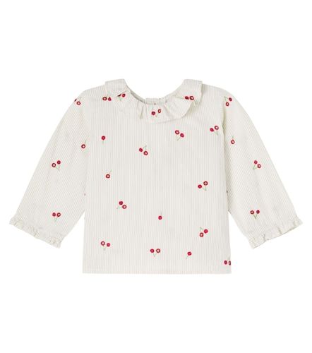 Bebé - blusa Ganiti de algodón bordada - Bonpoint - Modalova