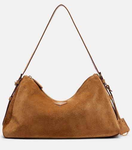 Borsa Aimée Large in suede - Prada - Modalova