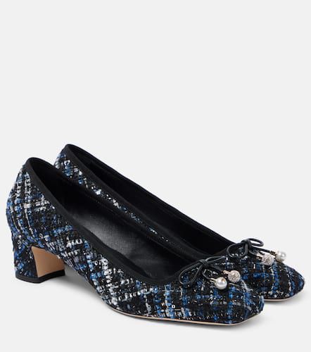 Elme 45 bow-detail tweed pumps - Jimmy Choo - Modalova