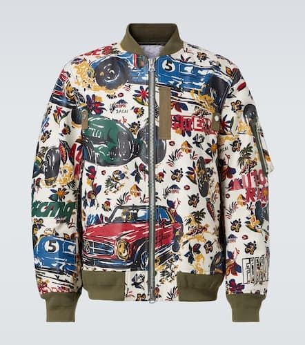 Sacai Bomber in cotone con stampa - Sacai - Modalova