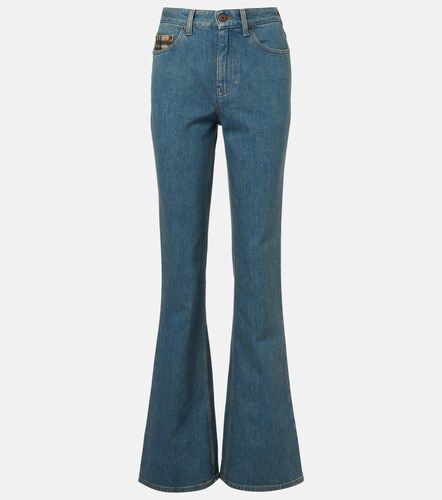 Jeans flared con Check - Burberry - Modalova