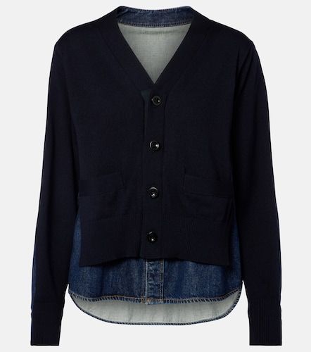 Sacai Cardigan in misto cotone - Sacai - Modalova