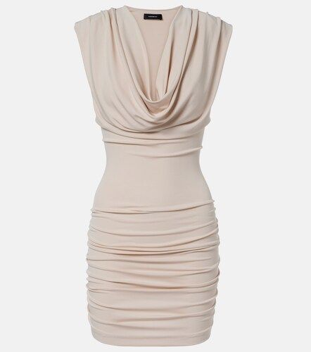 Draped jersey minidress - Wardrobe.NYC - Modalova