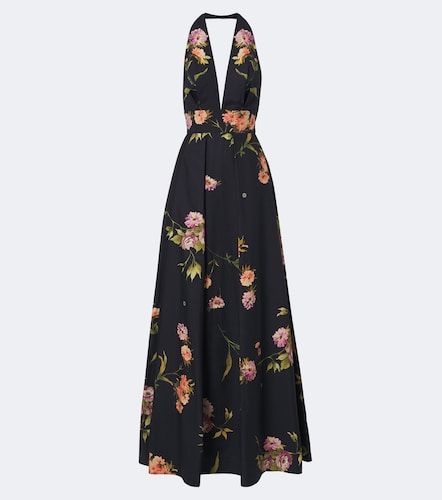 Maxikleid aus Baumwollpopeline - Elie Saab - Modalova
