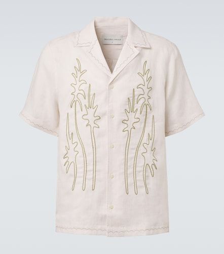 Camisa Alvs de lino bordada - Frescobol Carioca - Modalova