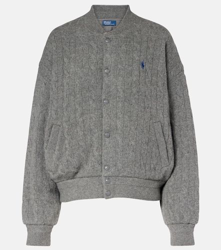 Cable-knit wool and cashmere bomber jacket - Polo Ralph Lauren - Modalova
