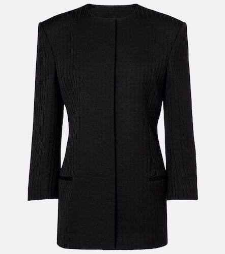Ribbed-knit wool blazer - Calvin Klein Collection - Modalova
