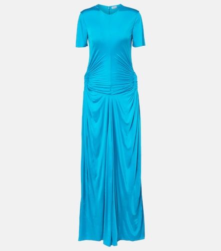Vestido largo de jersey drapeado con aberturas - Loewe - Modalova