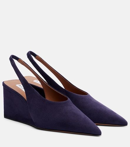 Cube suede wedge slingback pumps - Alaia - Modalova