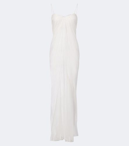 Sposa - Abito lungo Victoria in seta plissé - Maria Lucia Hohan - Modalova