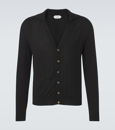 Greca silk and cotton cardigan - Versace - Modalova
