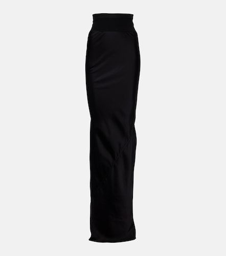 Falda larga Coda de satén drapeada - Rick Owens - Modalova