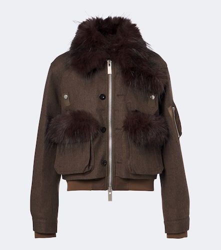 Sacai Chaqueta de lana - Sacai - Modalova