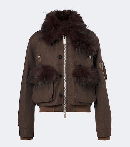 Sacai Wool blouson jacket - Sacai - Modalova