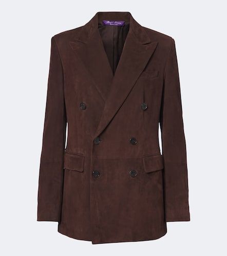 Ramona double-breasted suede blazer - Ralph Lauren Collection - Modalova