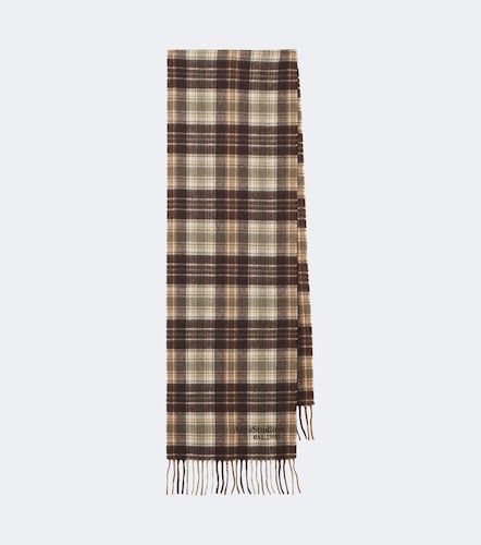Sciarpa in cashmere e lana a quadri - Acne Studios - Modalova