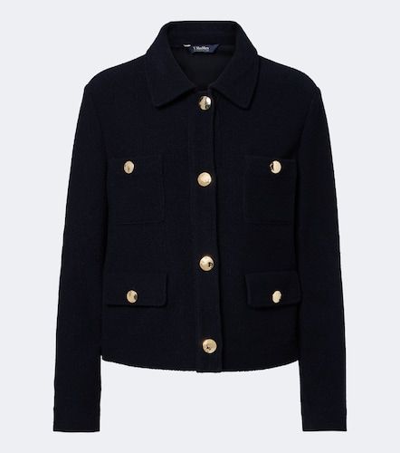 Wool and cotton-blend jersey jacket - 'S Max Mara - Modalova