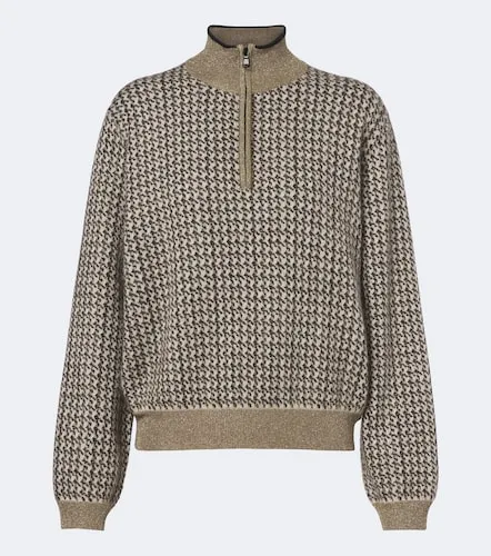 Lame mohair, wool, cashmere, and silk-blend sweater - Brunello Cucinelli - Modalova