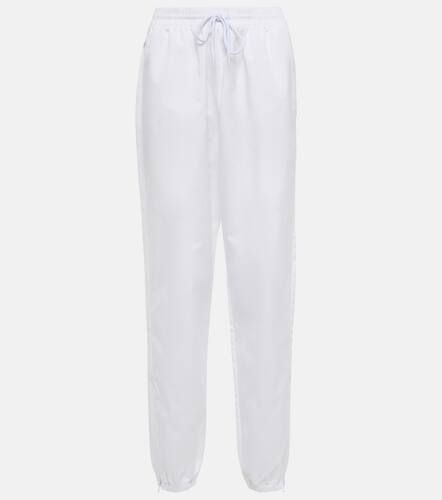 Zip-cuff high-rise sweatpants - Wardrobe.NYC - Modalova