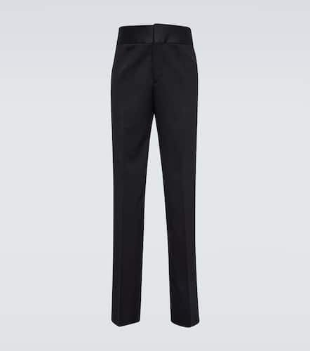 Straight virgin wool pants - Valentino - Modalova