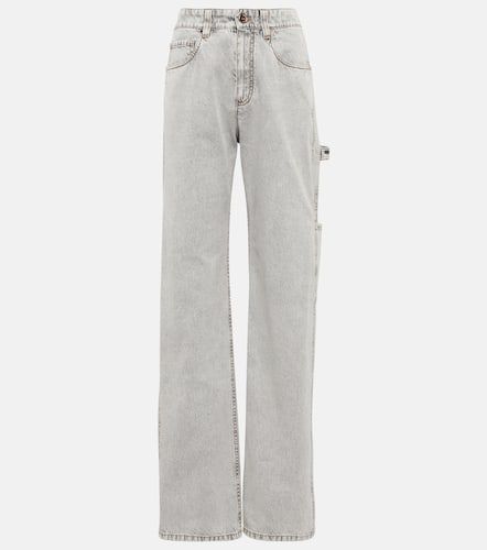 High-rise straight jeans - Brunello Cucinelli - Modalova