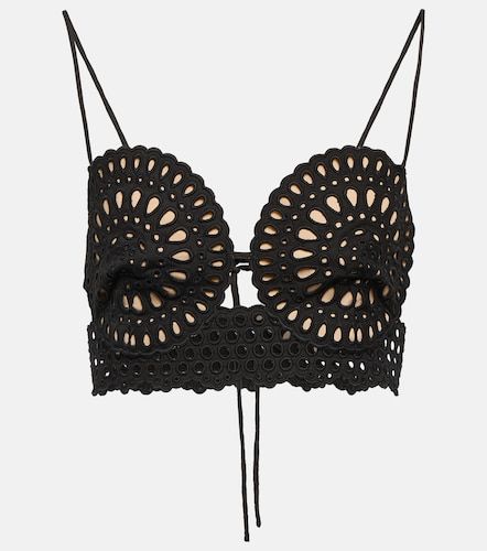 Top cropped in crochet - Stella McCartney - Modalova