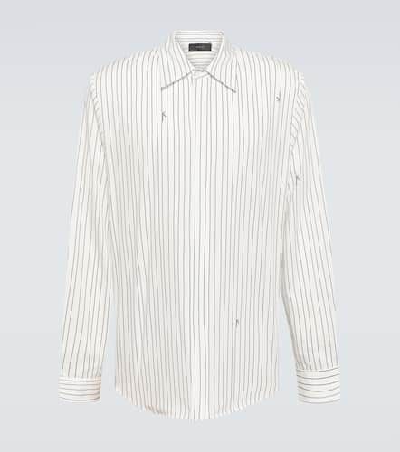 Amiri Logo cotton poplin shirt - Amiri - Modalova