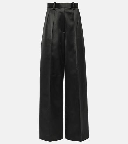 Teyana high-rise satin wide-leg pants - Khaite - Modalova