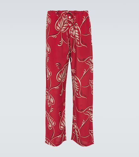 Creeping Begonia printed pajama pants - Bode - Modalova