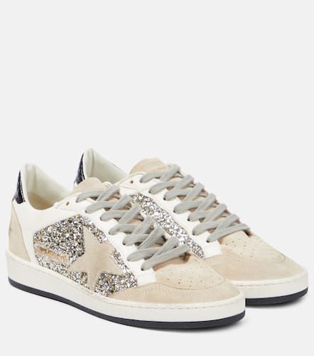 Ball Star glitter leather sneakers - Golden Goose - Modalova