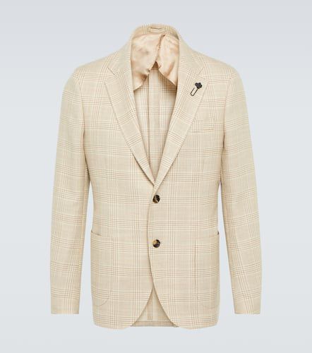 Prince of Wales checked wool blazer - Lardini - Modalova