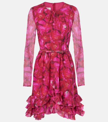 Rose Mania silk georgette minidress - Giambattista Valli - Modalova