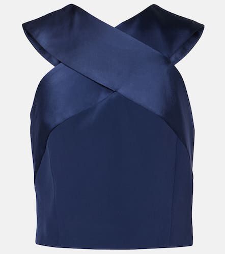 Balmain Satin crÃªpe top - Balmain - Modalova